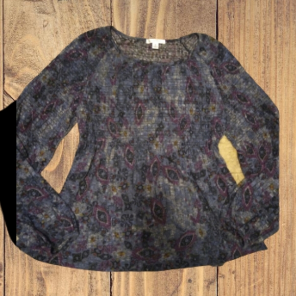 John Paul Richard Dollbaby Smocked Boho Printed T… - Picture 14 of 16